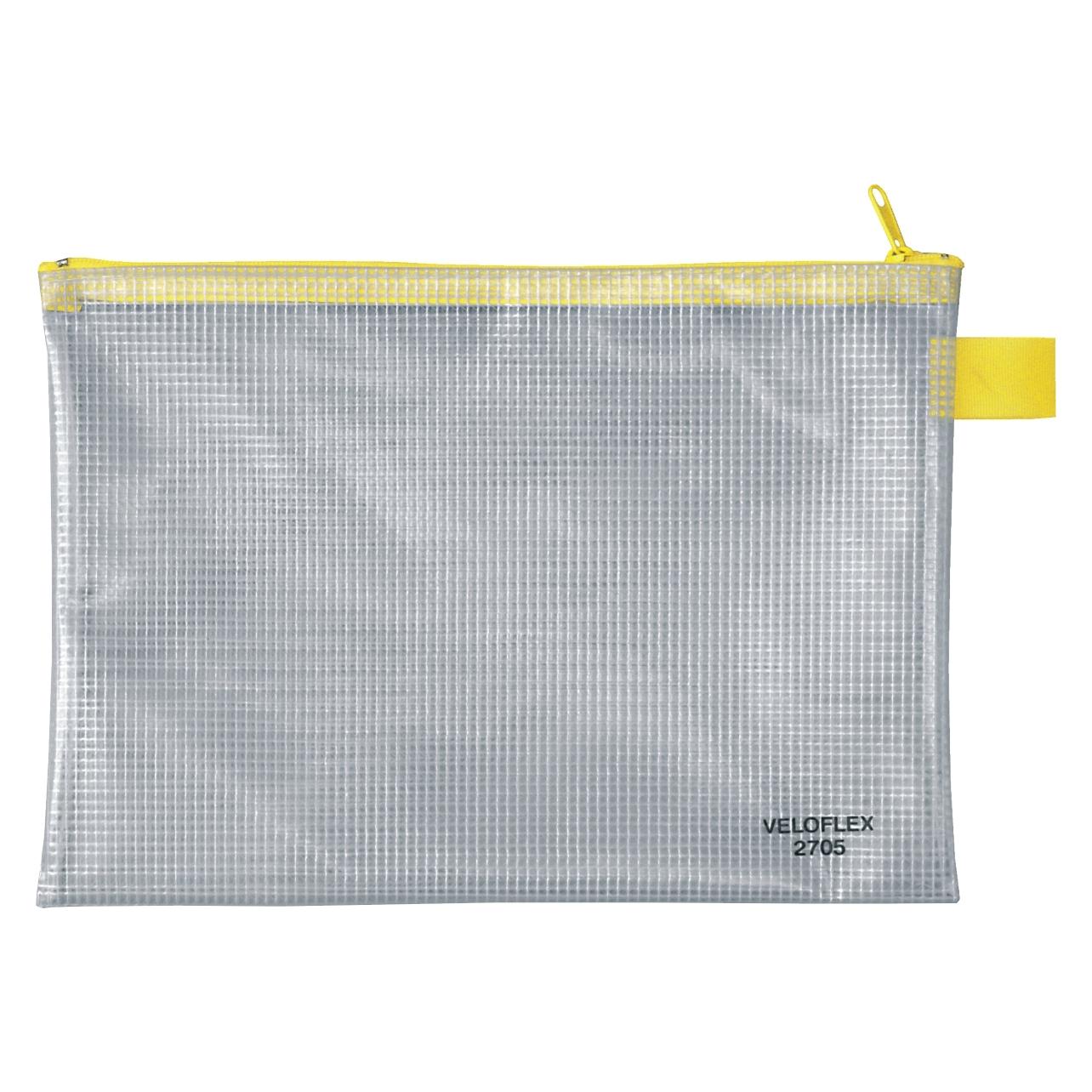 Veloflex Reissverschlusstasche DIN A5 PVC-Folie transparent (A5) (2705000)