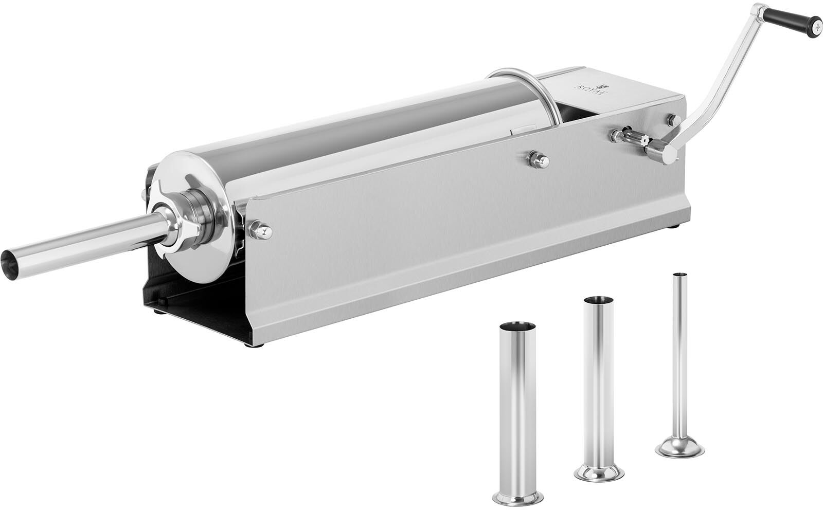 Royal Catering Máquina de fazer enchidos - 7 litros - horizontal RC-SFV7L