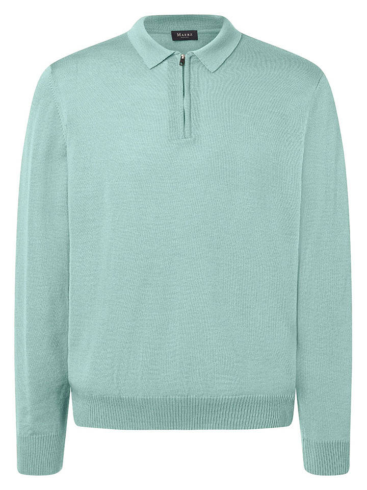 Maerz Muenchen Wollpullover in Türkis - 54