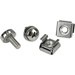 StarTech SCREWS und CAGE NUTS M5, Serverschrank Zubehör, Silber