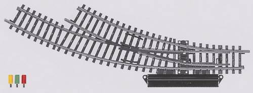 Märklin H0 K-Gleis (ohne Bettung) 2269 Bogenweiche, rechts 2St.