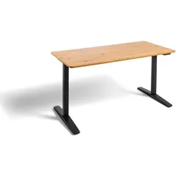 BOOOM Schreibtisch elektrisch Sintra 150 x 70 cm Dekor Eiche Schwarz