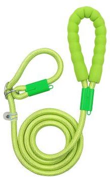 The Handy Homestead Heavy Duty Slip Lead Dog Leash With Padded Handle For Training And Daily Walks green 1.0x150cm
