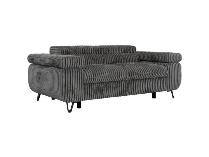 2-SITZER SOFA PETER - Grau Cord