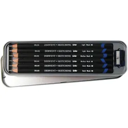 Derwent Watersoluble Sketching Pencils Tin (6 pcs) (601041)