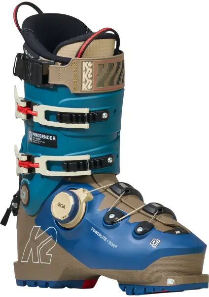 Mens Ski Boots K2 Mindbender 120 BOA (27.5 - Brown)  - Brown;Blue - Size: 27.5