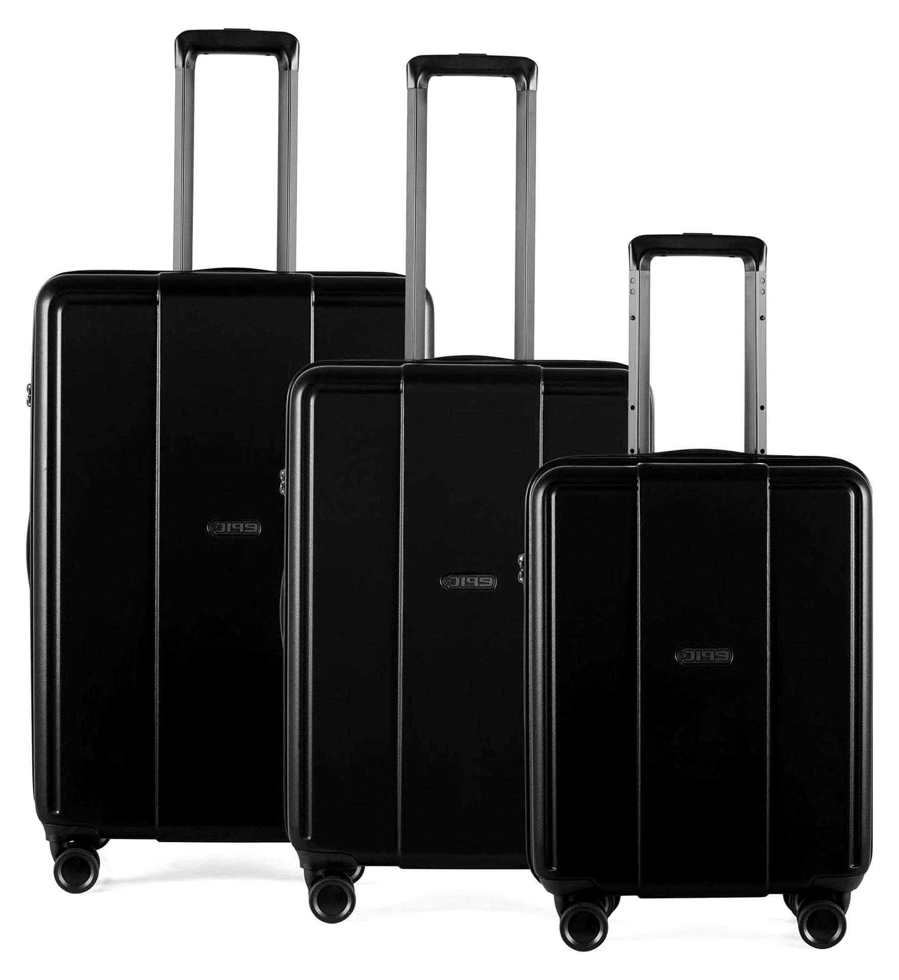 Pop 6.0-4-Rollen Trolley Set 3tlg. black