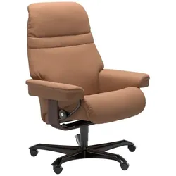 Stressless Bürostuhl Sunrise Office Leder Braun Batick Latte M (Medium)