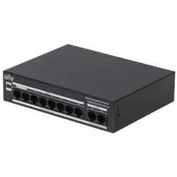 UNIVIEW POE 8-Port-Switch NSW3000 (8 Ports), Netzwerk Switch, Schwarz