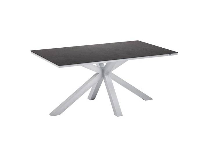 Kettler Cubic Gartentisch 160x95cm Aluminium/Kettalux Dunkelgrau Hellgrau