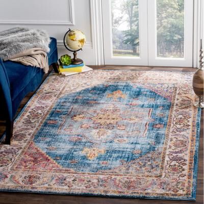 SAFAVIEH Bristol Eithel Vintage Boho Oriental Polyester Rug