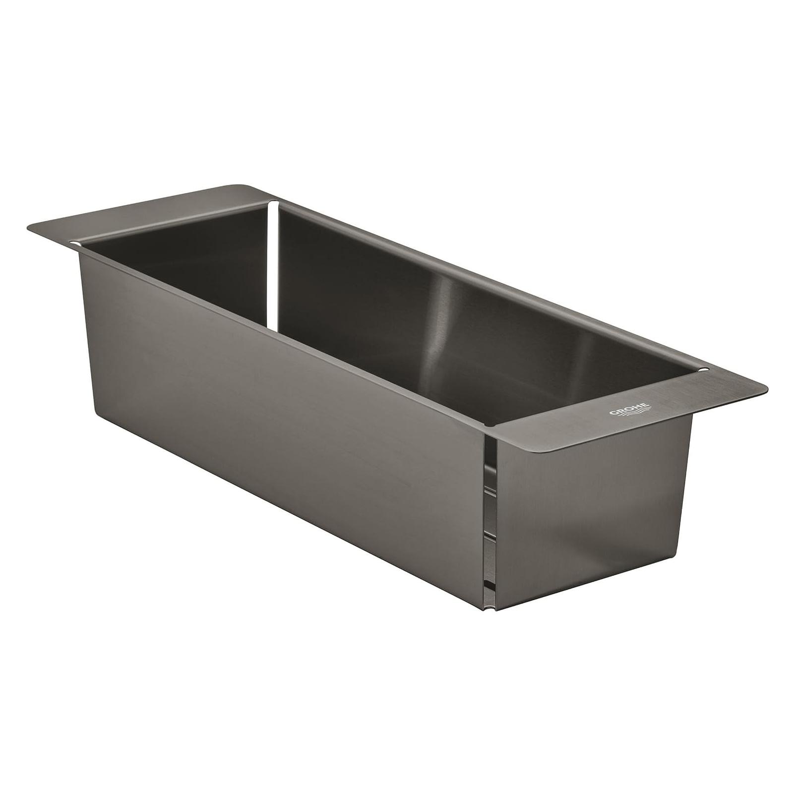Grohe 40852AL0 Multifunctional Colander 450 MultiFunction Sieve Brushed Hard Graphite (45 cm) (40852AL0)