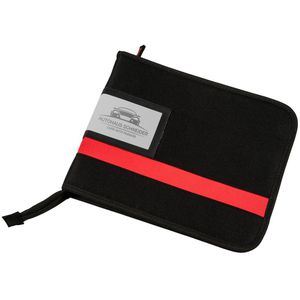 Eichner Schlüsselmappe 9201-00034, schwarz / rot, Polyester, 27,5 x 22 cm, für 14 Schlüssel
