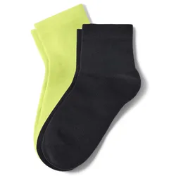 Tchibo - 2 Paar kurze Sportsocken - Unisex - Gr. 39-42 - gelb