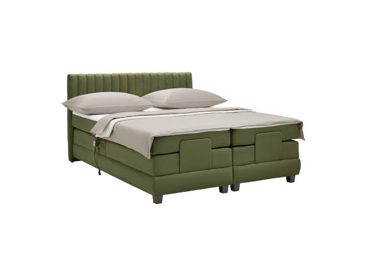 Boxspringbett 160/200 cm Olivgrün
