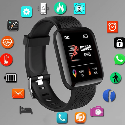 Uplift Curations Smartwatch For Men And Women Fitness Tracker With Message Alerts And Health Monitor y68 White