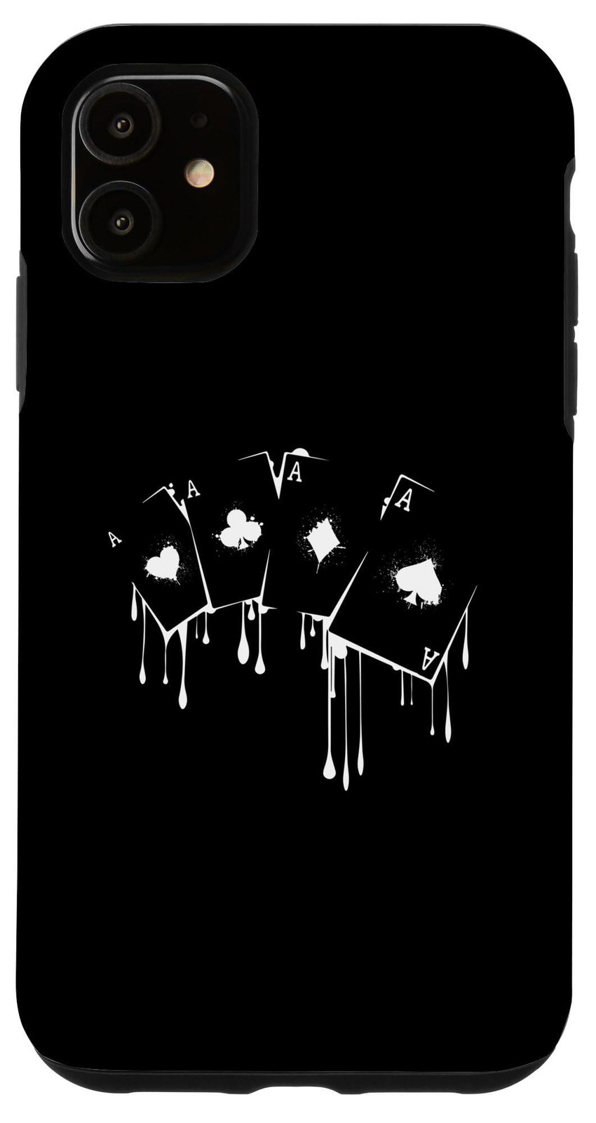 Beschermhoes voor iPhone 11 met Playing Cards Poker design