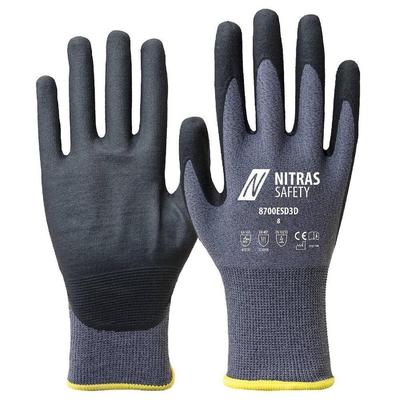 AS Arbeitsschutz Nitras Antistatikhandschuhe Spezial-Stretch-Strick 144 Paar Arbeitshandschuhe