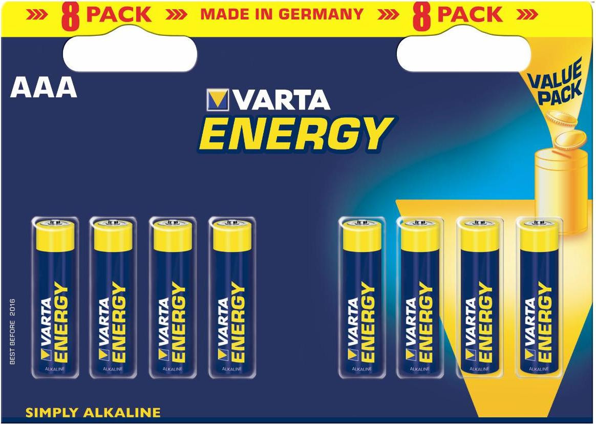 Varta Alkaline Batterijen AAA LR03 1,5V Micro