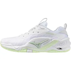 Mizuno Wave Stealth Neo 2.1 Volleyballschuhe Damen 85 - white/aqua gray 42.5