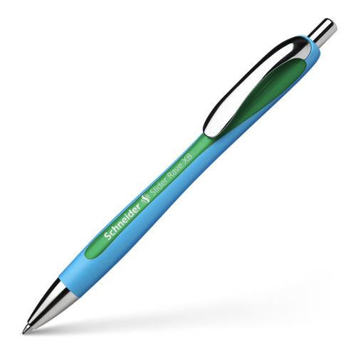 Schneider Kugelschreiber Slider Rave XB blau Schreibfarbe grün, 1 St.