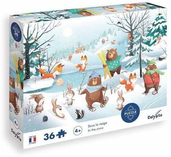 Puzzle 36 pcs Sous la Neige - Calypto