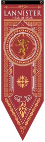 Inspire Curations 45 150cm Game Of Thrones Tapestry Flag Medieval Fantasy Wall Banner Decor red