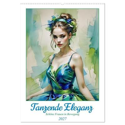 Tanzende Eleganz (Wandkalender 2027 DIN A2 hoch), CALVENDO Monatskalender