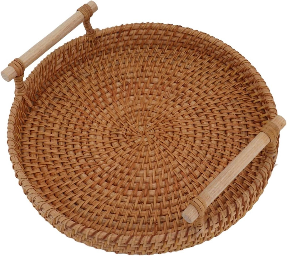 Handgemaakte Rotan Fruitschaal - Decoratief Dienblad - Natuurlijk