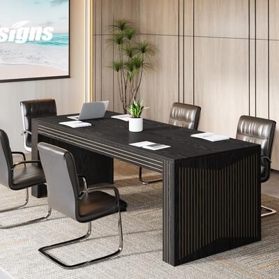 Bluebell 79-Inch Large Meeting Table for Office, Boardroom, Training Seminar