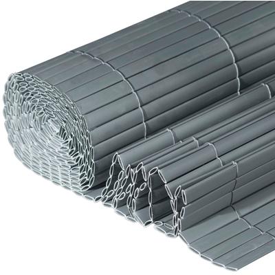 Sichtschutzzaunmatten WINDHAGER "Presido für Garten, Balkon und Terrasse", grau (anthrazit), H:90cm, Polyvinylchlorid (PVC), Zaunelemente, Sicht- und Windschutzmatte pflegeleicht, 0,9 x 3 m, anthrazit