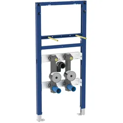 Geberit Duofix Element für den Waschtisch, 112cm, 2 Wasserzählerstrecken, UP-Kugelhahn u. Anschluss-T-Stück, 111.473.00.2