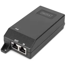 DIGITUS Gigabit Ethernet PoE+ Injektor, 802.3at Stromanschlüsse:4/5(+),7/8(-), 30W