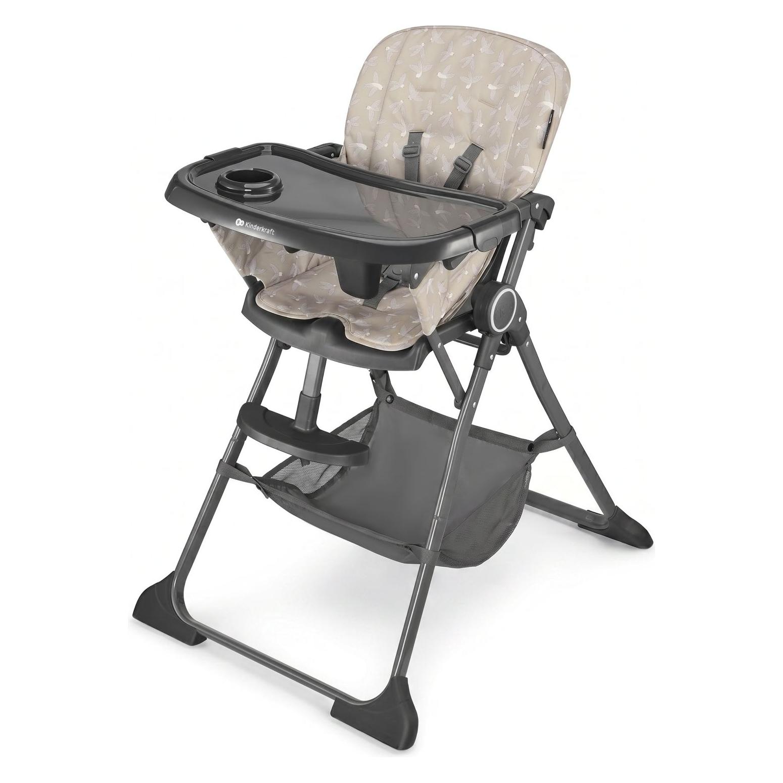 KinderKraft Highchair FOLDEE Birdy Beige (Kinderstuhl) (69189770)