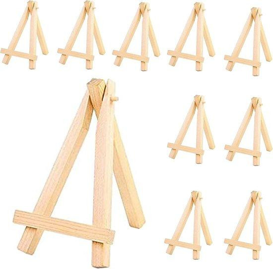 Set van 10 Mini houten ezels van GV Solutions voor decoratie en display