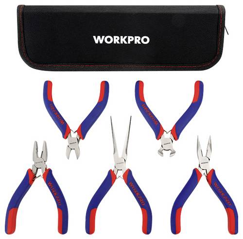 WorkPro WP201015 Universal Mini-Zangen Set 5teilig