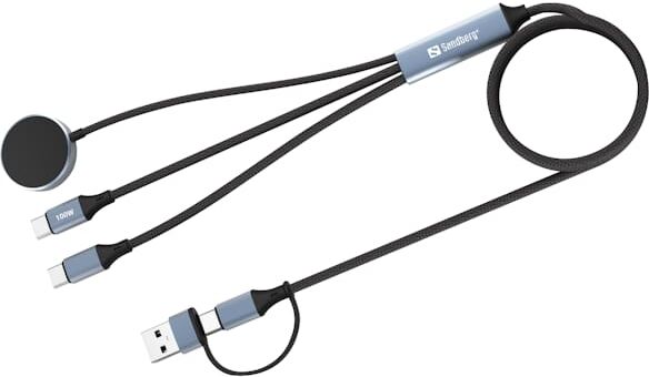 Sandberg 3in1 Travel Charge Cable 100W