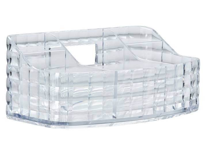 DiAqua Schminkablage Glady Transparent 10.5 × 7.5 × 18.5 cm