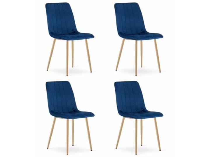 Esszimmerstühle VELMONT, Gepolsterter Stühle Esszimmer, Küchenstühle Esstisch Stühle Mit Velours Polster, Polsterstuhl Leicht zu Reinigen, Stuhl Esszimmer, Garnet / Beine Holz - 4er