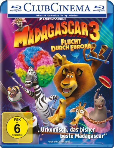 Eric Darnell - Madagascar 3 - Flucht durch Europa [Blu-ray] - Preis vom 17.10.2026 19:25:27 h