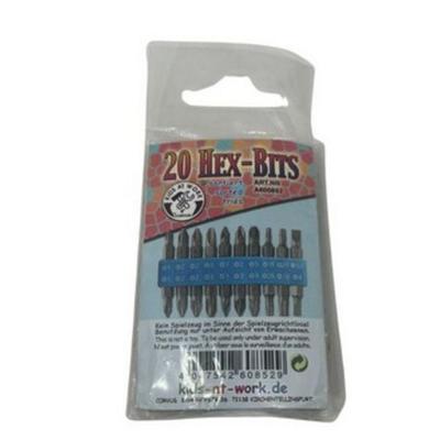 Corvus A600852 - Kids at work, 20 HEX-BITS sortiert