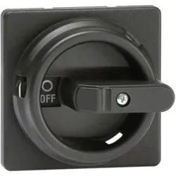 ABB, Verteilerschrank Zubehör, OZ331SPB Rundgriff schwarz Wellen-ř 6mm 1SCA112983R1001