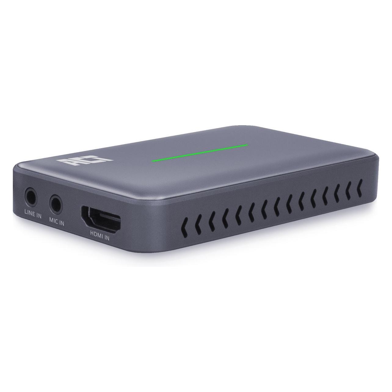 ACT USB-C Video Capture Card, HDMI 4K@60Hz passthrough, 4K@30Hz capture (Mac, Windows) (AC7600)