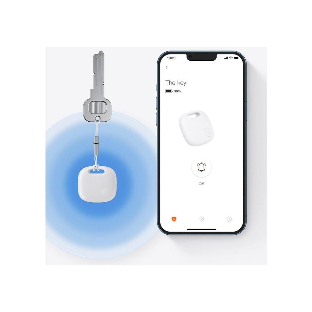 Baseus T2 Pro Smart GPS Locator for Baby Bag Keys White (FMTP000002) (Apple Find My, Google Find Hub) (FMTP000002)