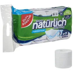 GUT&GÜNSTIG Toilettenpapier natürlich recycling 3-lagig
