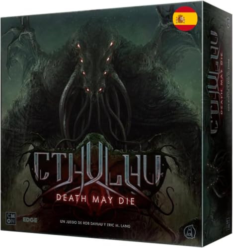 Asmodee Cthulhu: Death May Die Coöperatief actie- en horrorbordspel voor 1 tot 5 spelers, Spaans