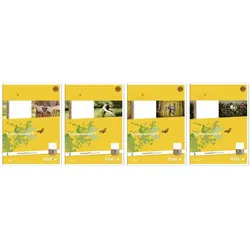 Heft LIN3 A4 32 Blatt 80g/qm 21 Doppellinien