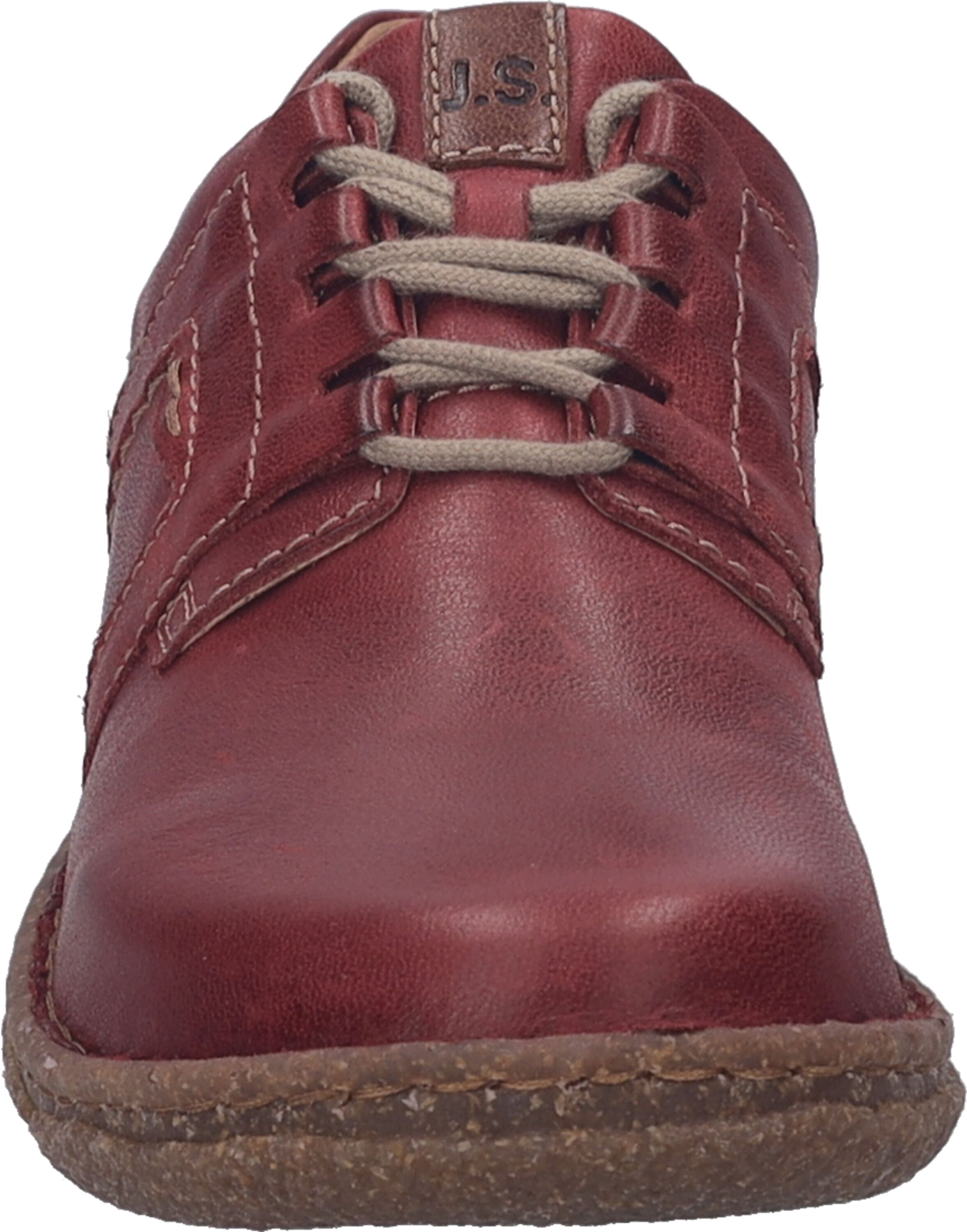 Schnürschuh JOSEF SEIBEL "Neele 44, bordeaux", Damen, Gr. 43, rot (bordeaux), Schuhe Schnürschuh