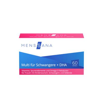Multi FÜR Schwangere+DHA MensSana Kapseln 60 St