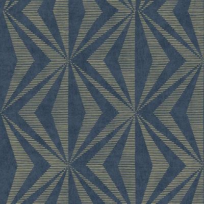 Advantage Monge Blue Geometric Wallpaper